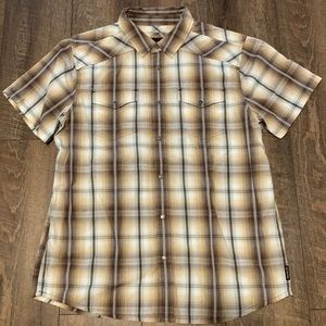 Prana Short Sleeve Shirt, Medium